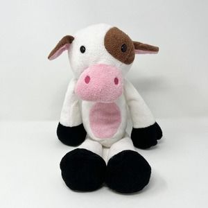 Circo White Pink Cow Plush Long Floppy Black Hooves 17" Stuffed Animal Target